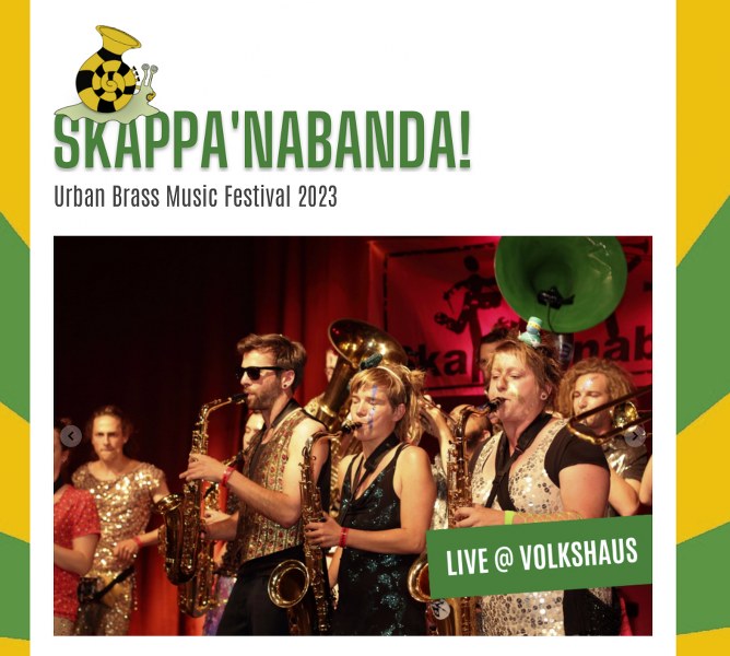 Skappa'nabanda! Urban Brass Music Festival 2023