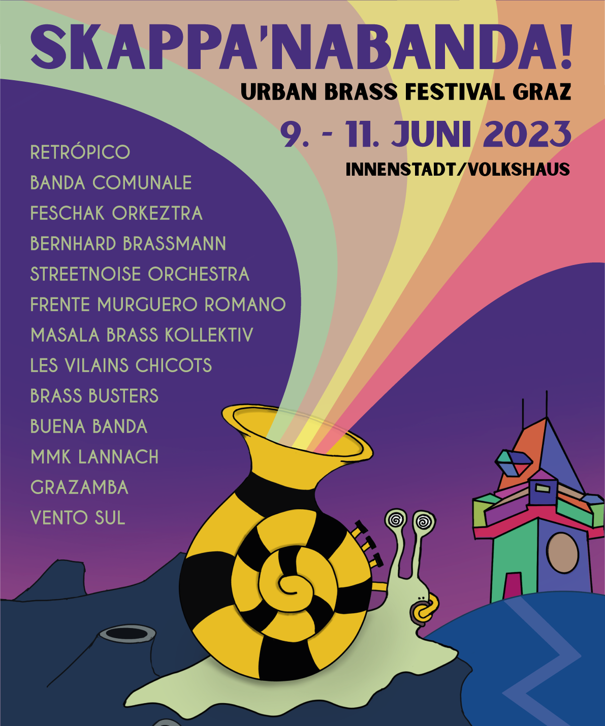 Skappa'nabanda! Urban Brass Festival Graz